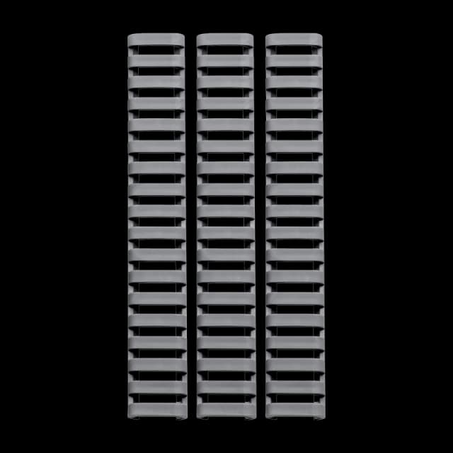 18 Slot Low Profile Ladder Rail Cover (3 Pack) Graphite Grey