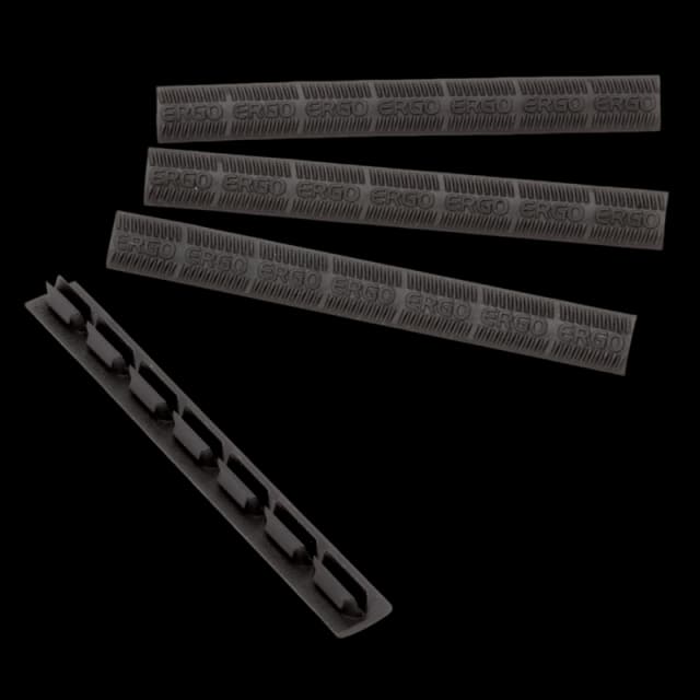 Modular Wedgelok Rail Covers KeyMod 7 slot (4 Pack) Black