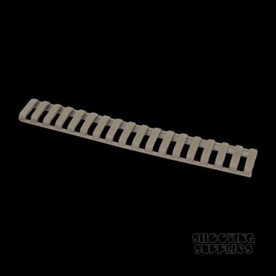 18 Slot Low Profile Ladder Rail Cover Dark Earth