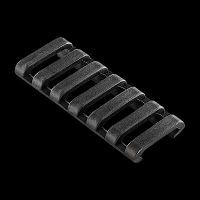 7 Slot Low Profile Ladder Rail Covers (3 Pack) Black
