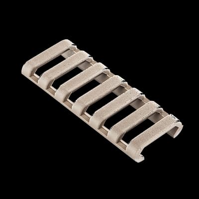 7 Slot Low Profile Ladder Rail Covers (3 Pack) Dark Earth