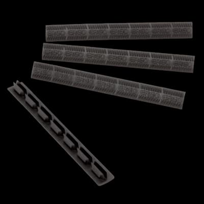 Modular Wedgelok Rail Covers KeyMod 7 slot (4 Pack) Black